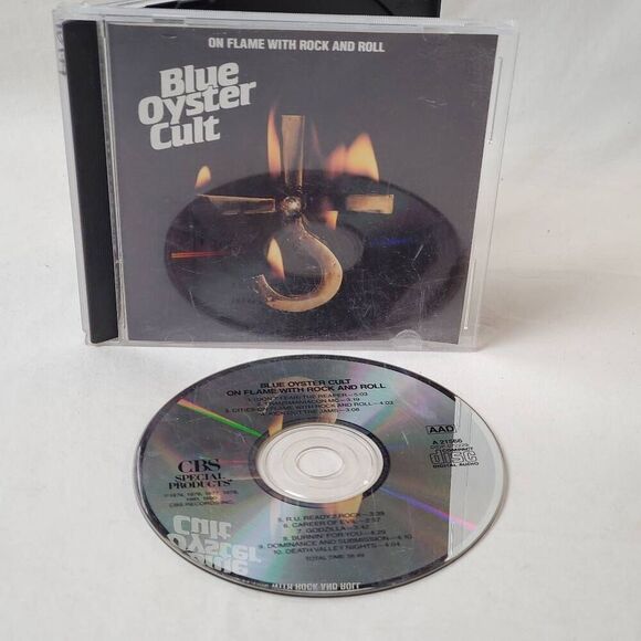 Blue Oyster Cult - On Flame With Rock And Roll - CD-1990 Sony Records - Picture 1 of 6